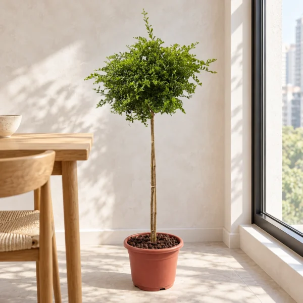 手指檸檬樹：窗邊餐區擺位