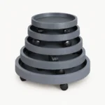 灰色帶輪底盆 / Grey wheeled drip tray｜完整外形 / Full product view